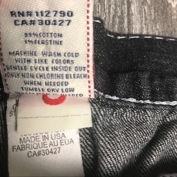 COPY - (NWOT) Men's 40w TRUE RELIGION JeanBlack/D… - Picture 4 of 8